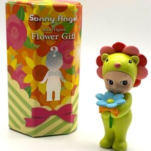 New Kewpie/Angel Mini Figure, Green Lion w/Flowers, Open Blind Box Style